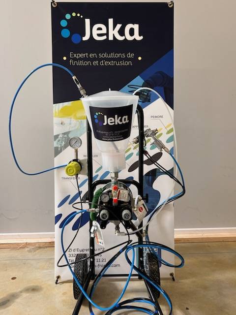 ENSEMBLE PULVERISATION DEMOULANT A RECIRCULATION