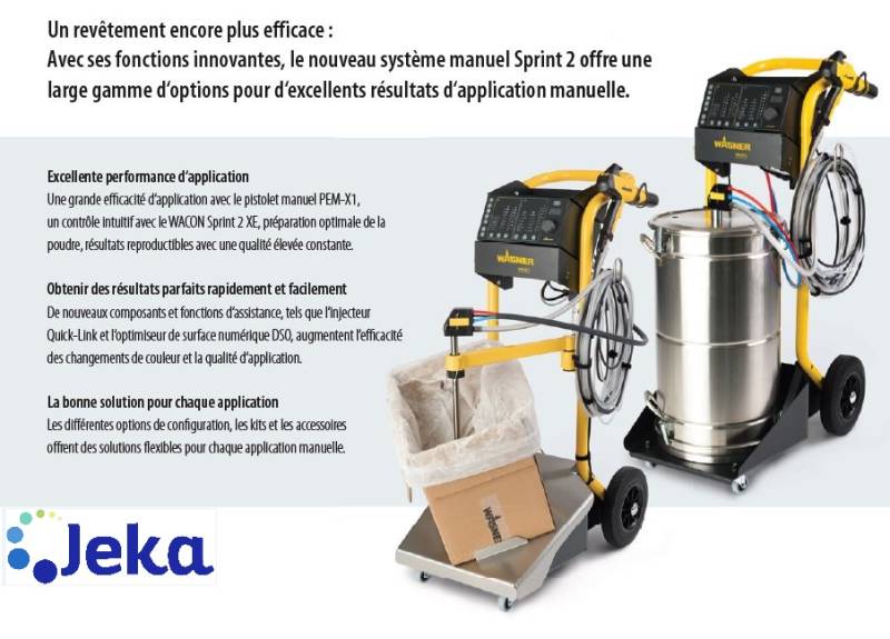 SOLUTION DE PULVERISATION PEINTURE POUDRE JEKA CHARENTE