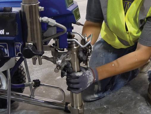 Maintenance pompe airless GRACO GIRONDE